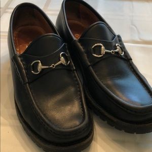 Lug sole loafers